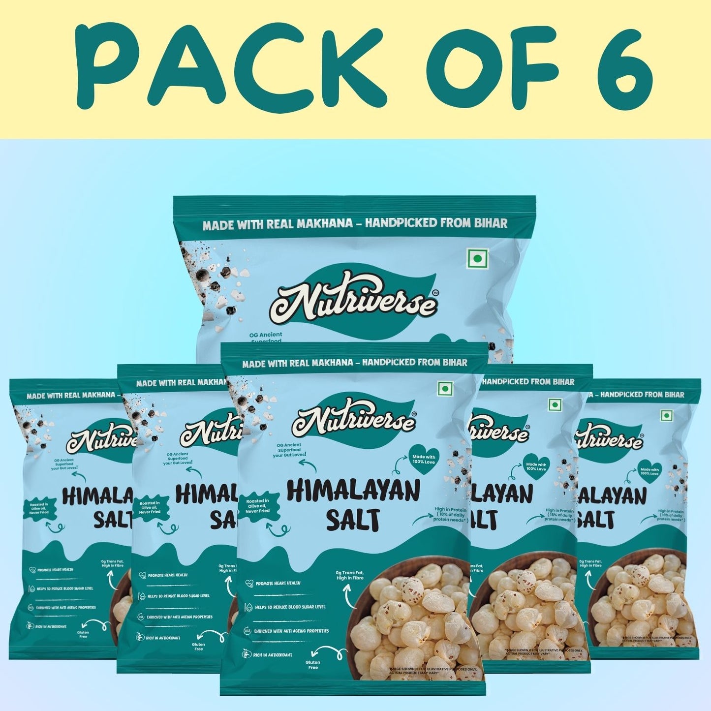 Himalayan Salt - Pack of 6